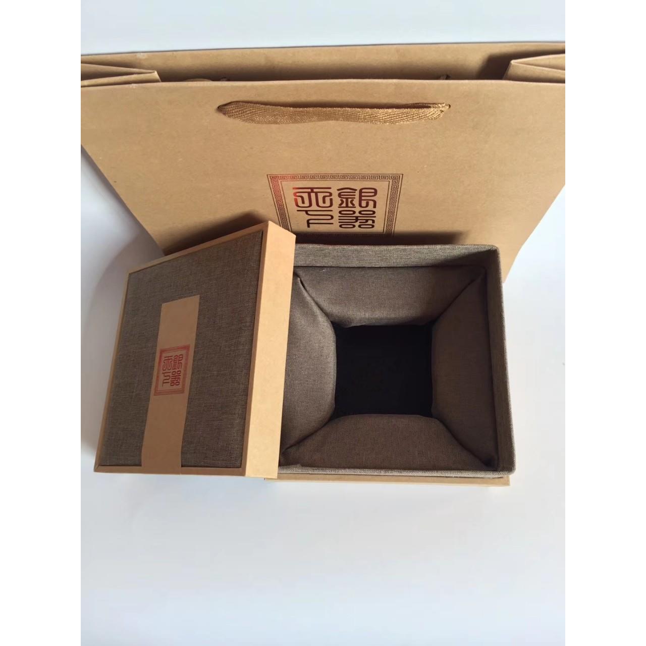 新款直销铭匠定 制银壶茶壶茶具木质礼盒 高档茶具礼品包装盒空盒