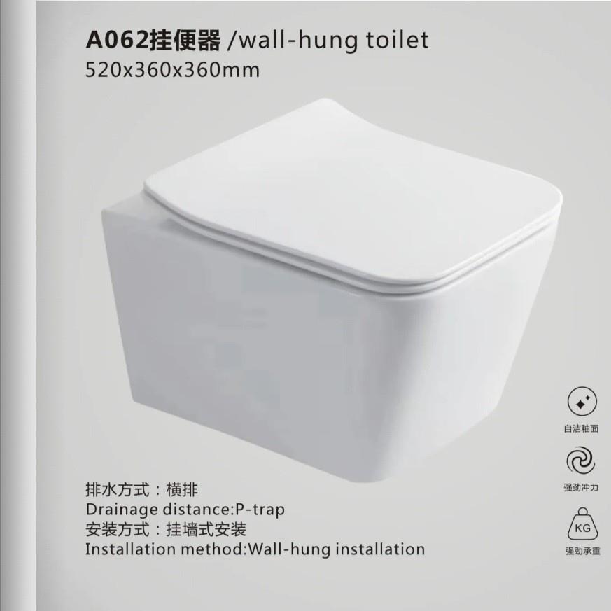 新款直销卫生间浴室挂墙隐藏水箱专用壁挂悬挂式陶瓷洁亮优等品马