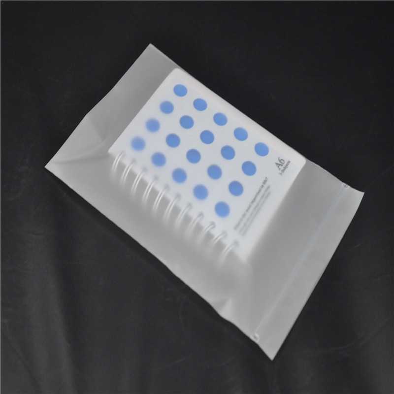 新款直销CPE磨砂自封袋 透明磨砂拉链袋服装包装袋塑料cpe拉骨袋
