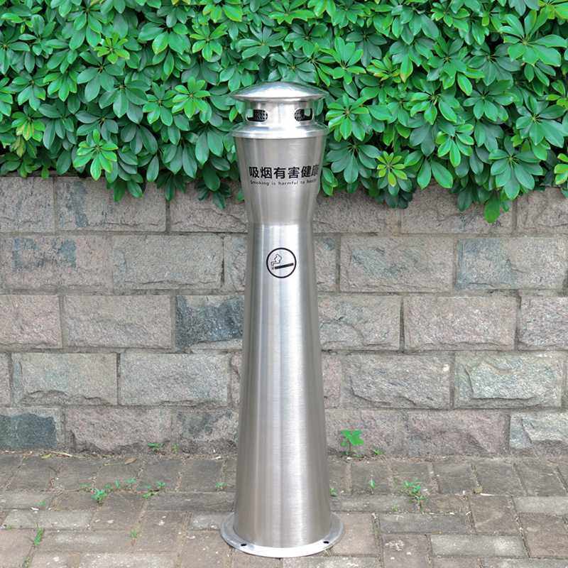 新款直销户外不锈钢烟灰柱立式烟蒂柱文明吸烟柱烟头收集器垃圾桶,商业/办公家具,垃圾筒/烟灰皿/垃圾桶,淘宝优惠券,粉丝福利购,淘宝优惠卷
