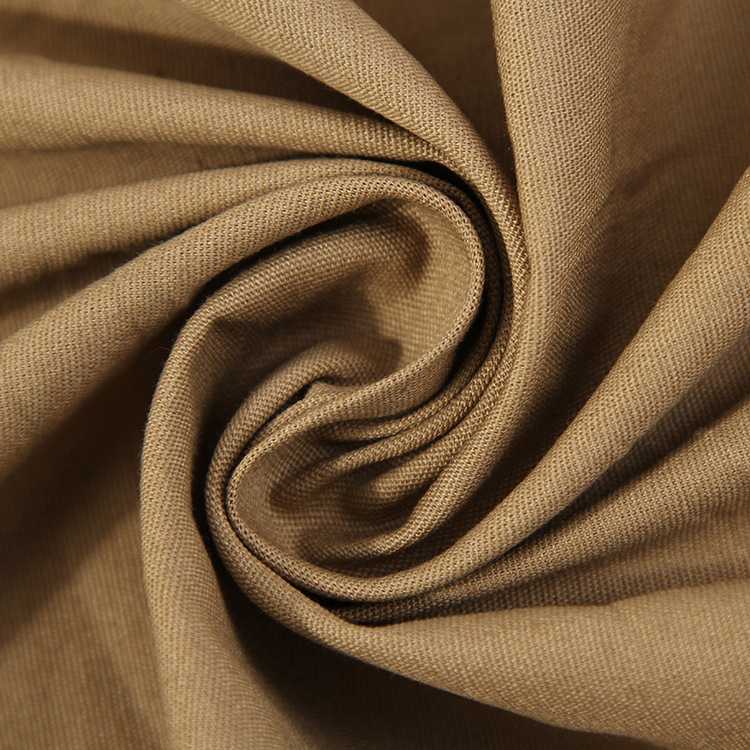 新款直销6安全棉帆布丝光帆布面料 春夏纯色工作服箱包手袋面料