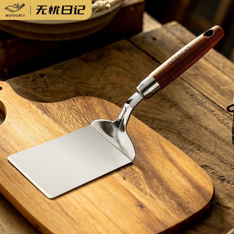 无忧日记不锈钢料理煎铲铁板烧平铲牛排铲刀披萨生煎铲加厚大铲子,厨房/烹饪用具,煎铲,淘宝优惠券,粉丝福利购,淘宝优惠卷