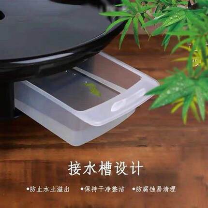 可移动花盆托盘底座花托接水盘带轮塑料花盆托花盘底托盘花盆垫底