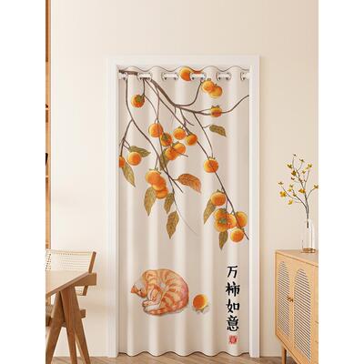 冬保防YLL-ML01风门帘隔断帘无冲孔居厨房季暖窗帘卧室家防窥防尘