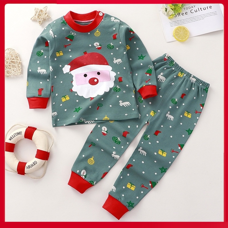 品牌清仓儿童内衣套装女童宝宝纯棉秋衣秋裤男童全棉保暖婴儿童装