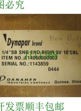 原装供应新 DANAHER CONTROLS E14060000303 0.6cm Sb Sng End Bi