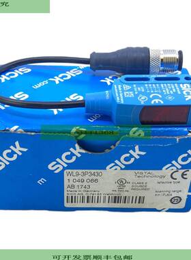 Sick Wl9-3P3430 迷灯栅 1049066 10...30 伏直流 100mA M12 4 针