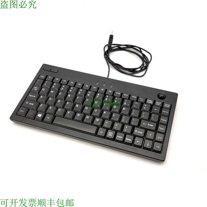原装供应Adesso AKB-310UB 键盘 带内置光学轨迹球,USB 电缆