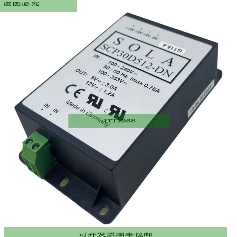 Sola SCP30D512-DN Módulo De Alimentación 100..