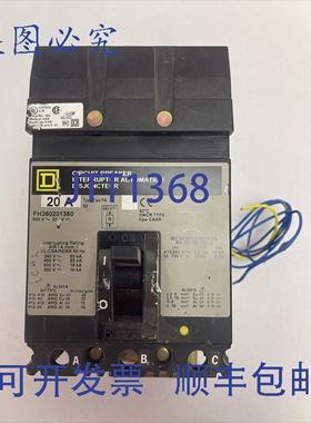 原装供应FH360201380 断路器 20A 600VAC 250VDC 3极