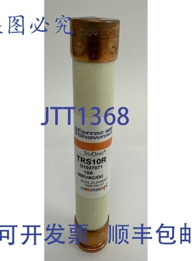 原装供应FERRAZ SHAWMUT TRS10R 10A 600V 三极双元件延时熔断器