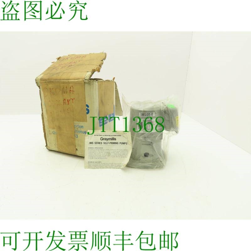 原装供应Graymills IMS08-E 自吸泵 1/8 1PH 115/230VAC 2850/340