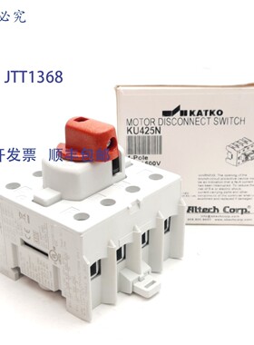 原装供应Katko KU425N 电机断路开关,4 极,25A 600VAC,16lb-in