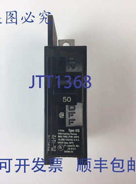 原装供应BQ1B050 断路器 50A 120/240VAC 单极
