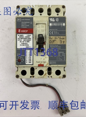 原装供应卡特勒·汉默 HMCP030H1CA02 断路器 30A 600VAC 3P A1XI