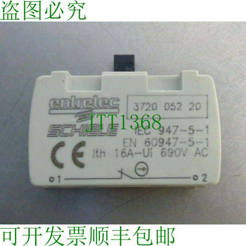 原装供应Entrelec - 3720 052-20 - Contact Block 690 VAC 4D