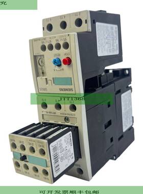Siemens 3RT1035-1BB44 过载继电器 +3RU1136-4FB0+3RH1921-1HA22