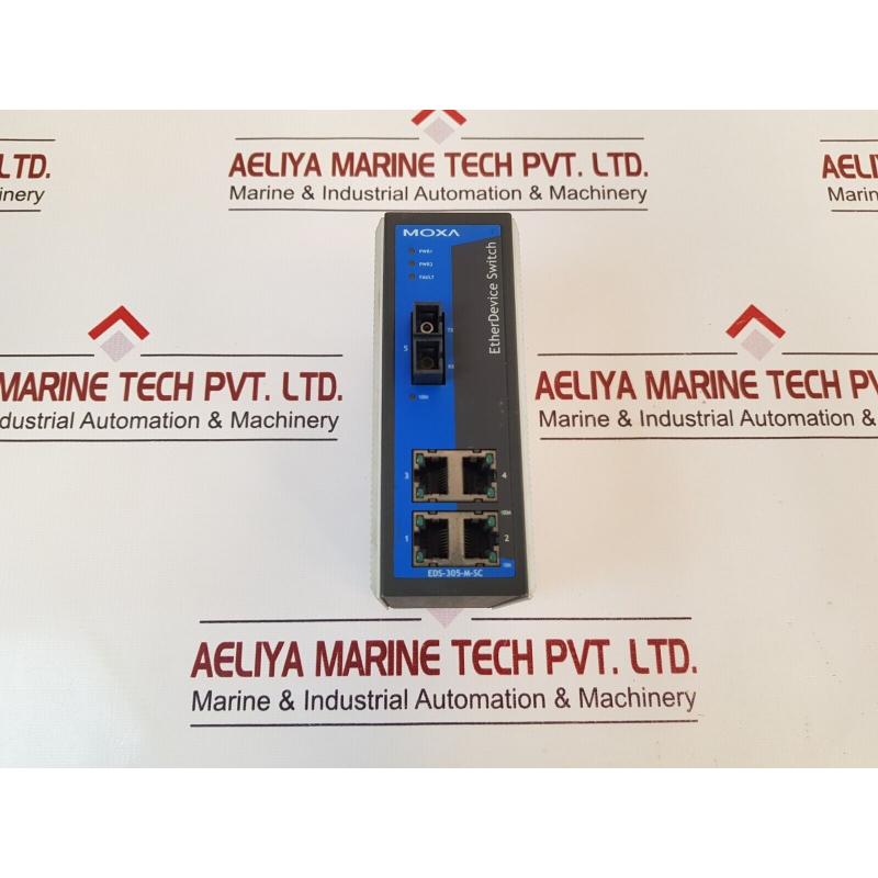 原装供应Moxa eds-305-m-sc 宽带设备中继器 Rev 2.2 12010030520