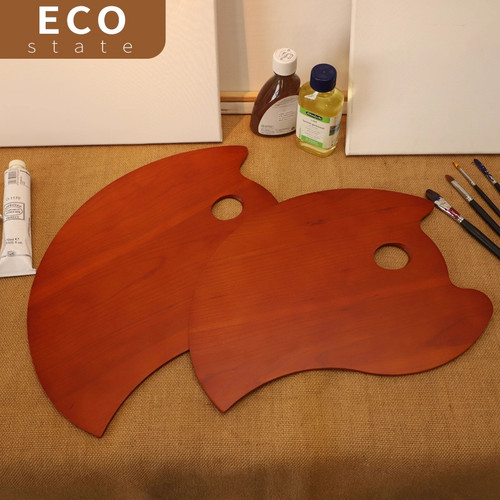 ECO实木猪头形黑胡桃木色调色板