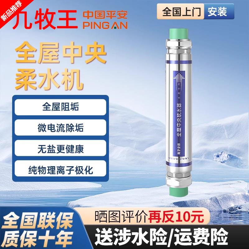 德国中央柔水器软水器10T大流量阻垢净水机软水机全屋前置过滤器