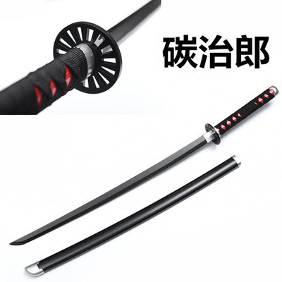 鬼灭之刃日轮刀cos蝴蝶忍炭治郎我妻善逸 木质道具 未开刃