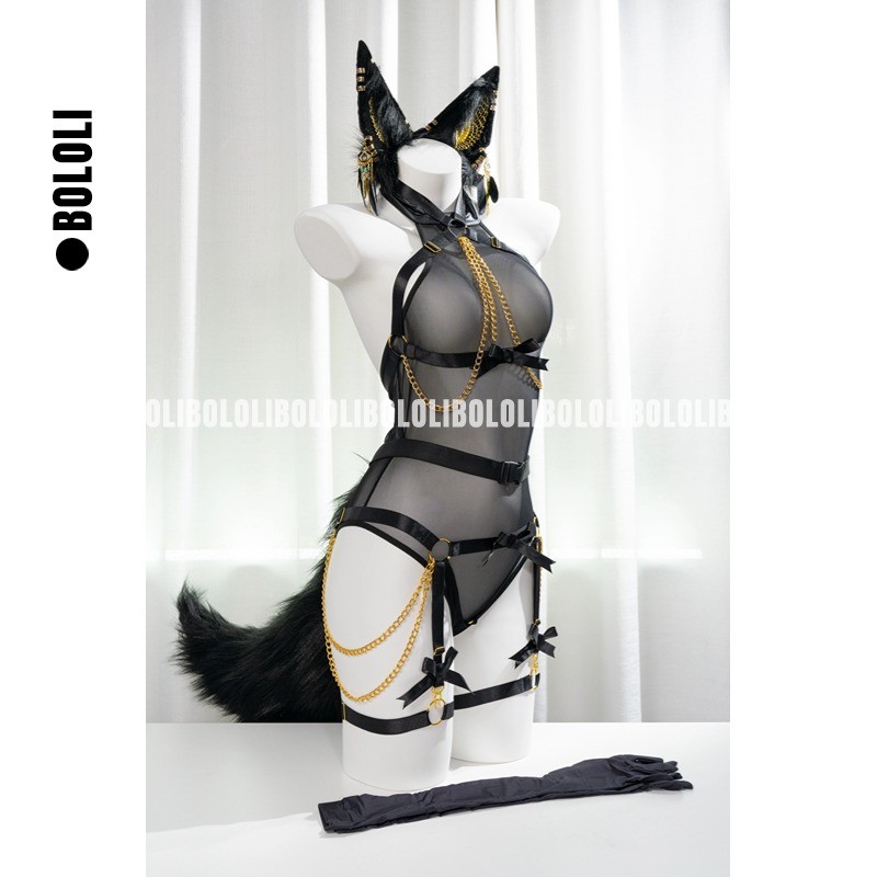 独立设计古埃及阿努比斯胡狼艳后猫系列cos服写真拍摄套装