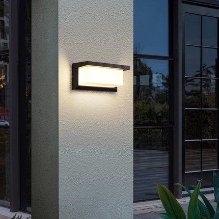 户外防水壁灯外墙别墅庭院室内外阳台现代简约室 外走廊过道led灯