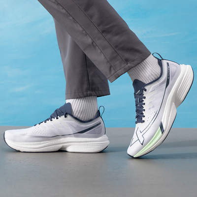 特步（XTEP）2025春秋男款一体成型3.0跑步鞋防滑轻便运动鞋马拉