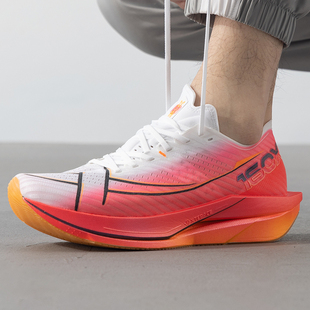 男鞋 竞速跑鞋 冬季 运动鞋 新款 特步160X6.0碳板马拉松跑步鞋