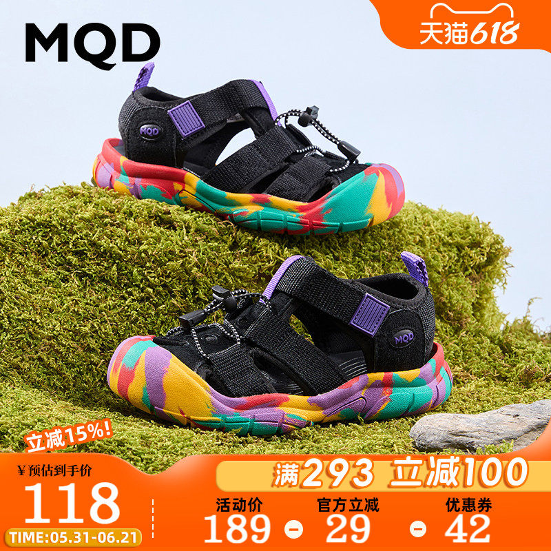 MQD马骑顿时尚包头防滑防撞凉鞋