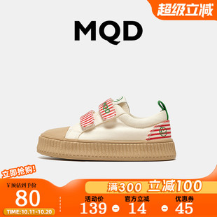女童帆布鞋 大童轻便透气运动鞋 2025秋季 儿童板鞋 男 薄新款 MQD童鞋