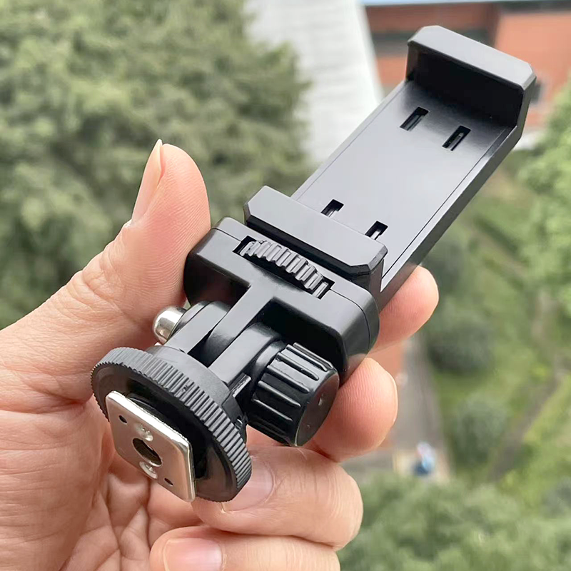 热靴手机夹佳能单反微单数码相机手机支架手机取景固定底座