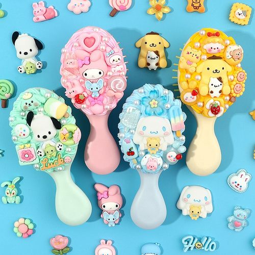 气囊奶油胶diy材料包气垫梳套装学生儿童手工亲子礼物幼儿园活动