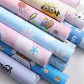 卡通墙纸自粘防水防潮卧室温馨墙贴纸儿童房间心旷依山者识