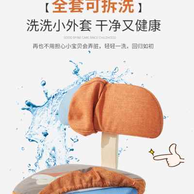 儿童小凳子靠背小椅子实木卡通木凳换鞋凳家用宝宝矮凳布艺凳子