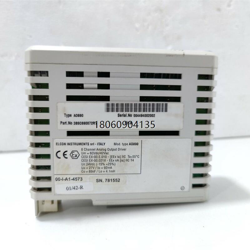 3BSE040662R1/AI830A  AO801 SS823 AI820设备模块ABB