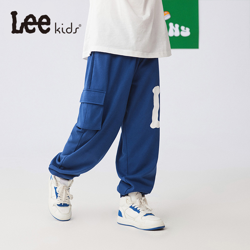 Lee儿童裤子夏款男童休闲运动裤