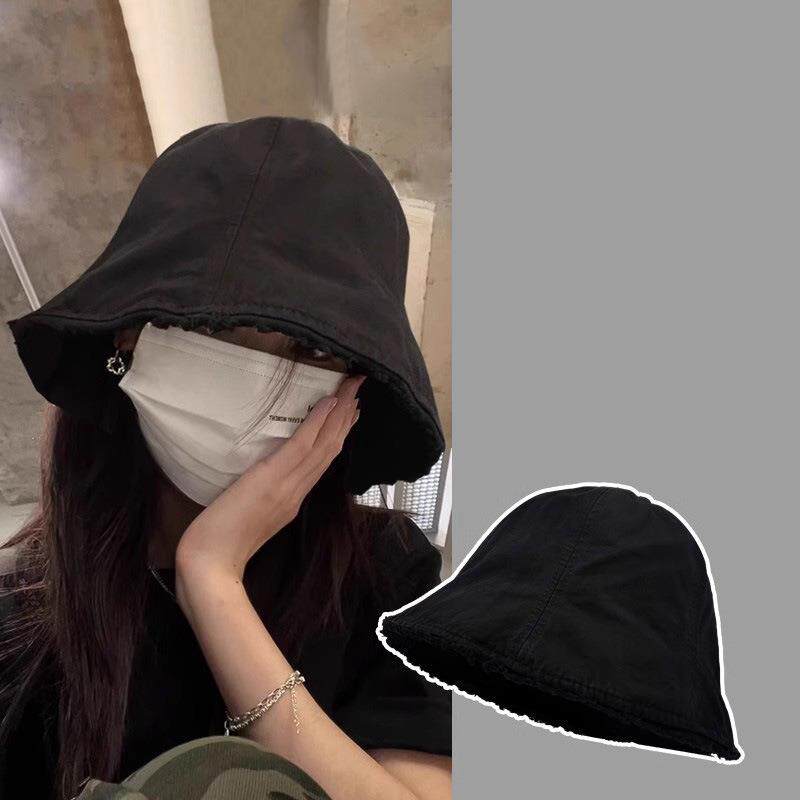 渔夫水桶帽冬季遮阳防晒帽女款2025新款流行款太阳帽骑车防晒神器
