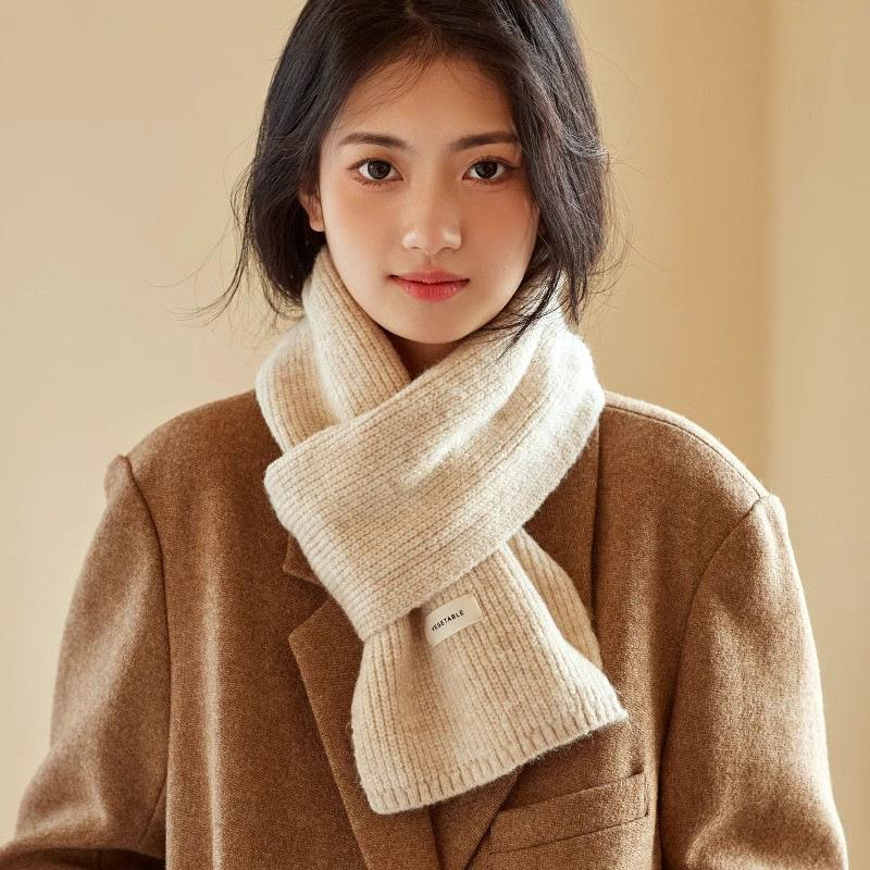 围巾女2025新款冬季韩系氛围感学生可爱针织毛线保暖围脖情侣日系