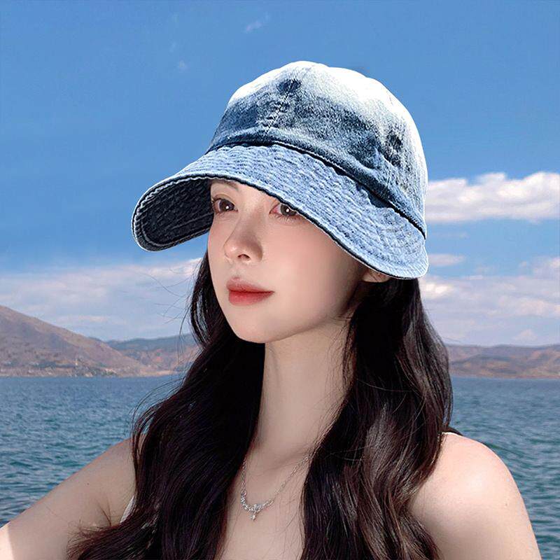夏季渔夫帽新款运动宽沿显瘦防晒帽子遮阳帽女士女款太阳帽2026款