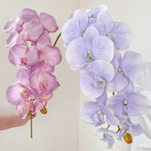 RoomTour高档蝴蝶兰仿真花假花客厅摆设装 饰花仿生花插花摆件花艺