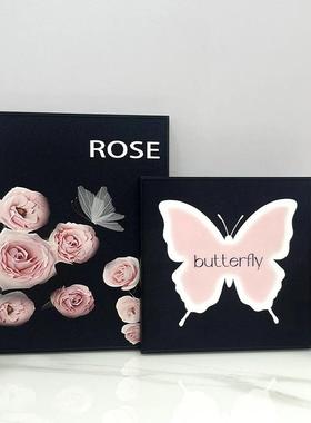 ins风蝴蝶客厅沙发背景墙挂画