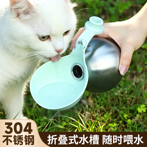 304不锈钢水壶猫猫户外