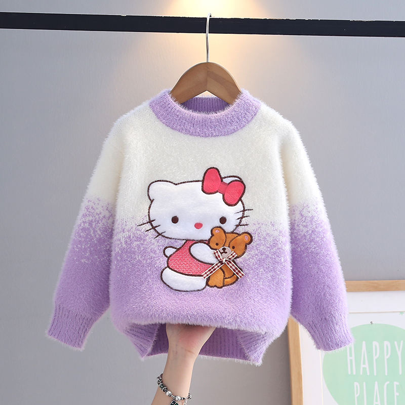 女童毛衣秋冬款2025新款