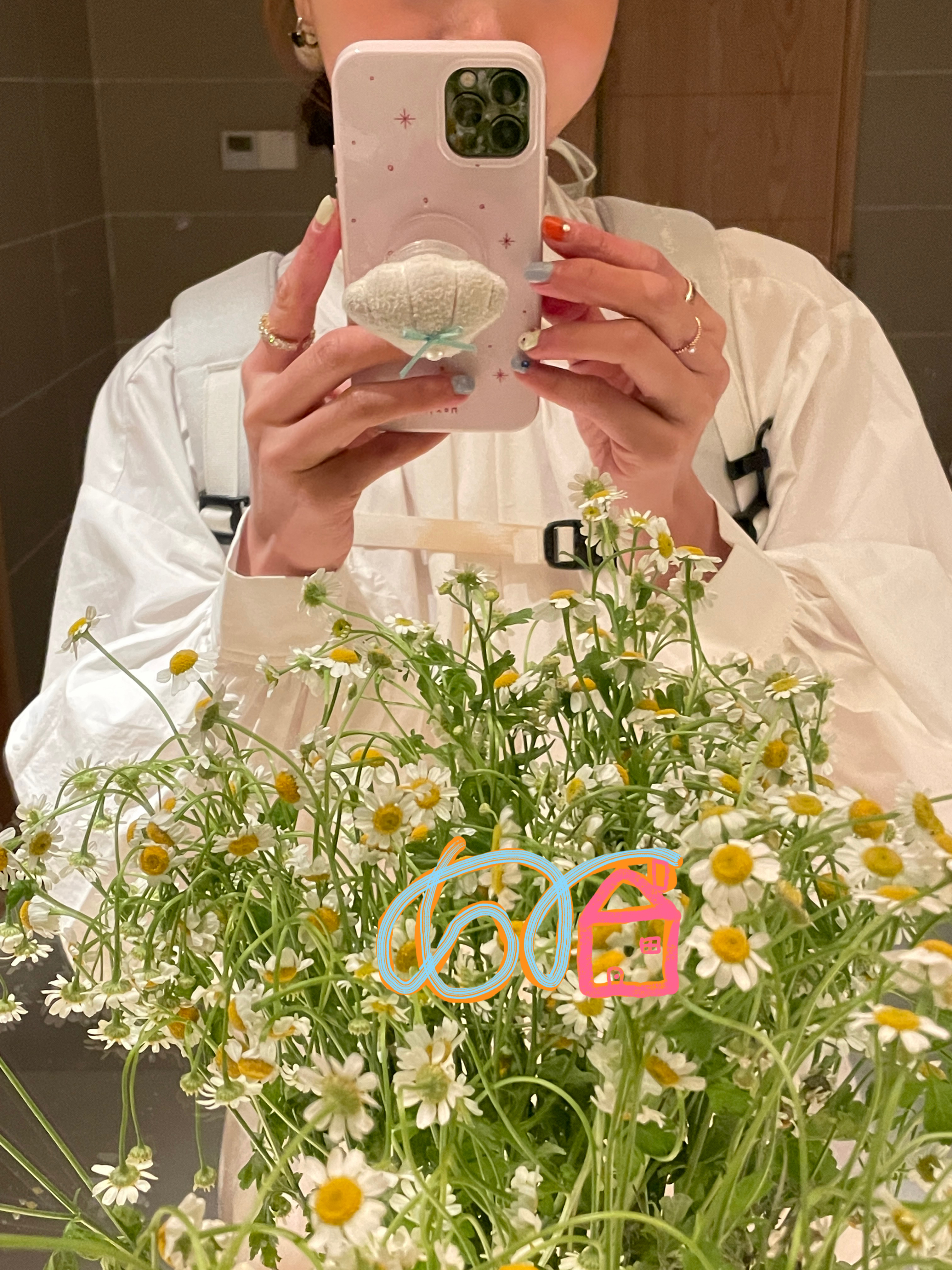 贝壳珍珠蝴蝶结人鱼公主扛脏支架