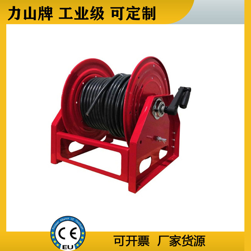 小型手摇工业光纤卷筒电线自动伸缩收线器电动电缆220 cable reel