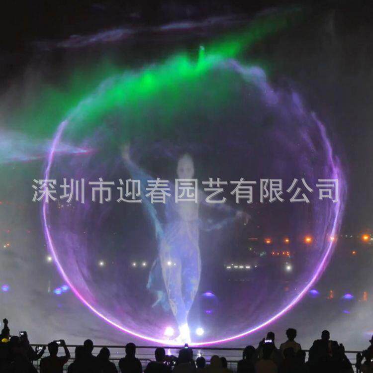 水幕电影网红文旅数码水帘不锈钢水景喷泉设备安装制作公司