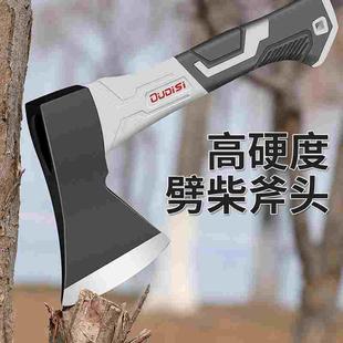 户外斧头劈柴板斧子伐木工专用小砍柴刀爷开山高硬度大号虎头农村
