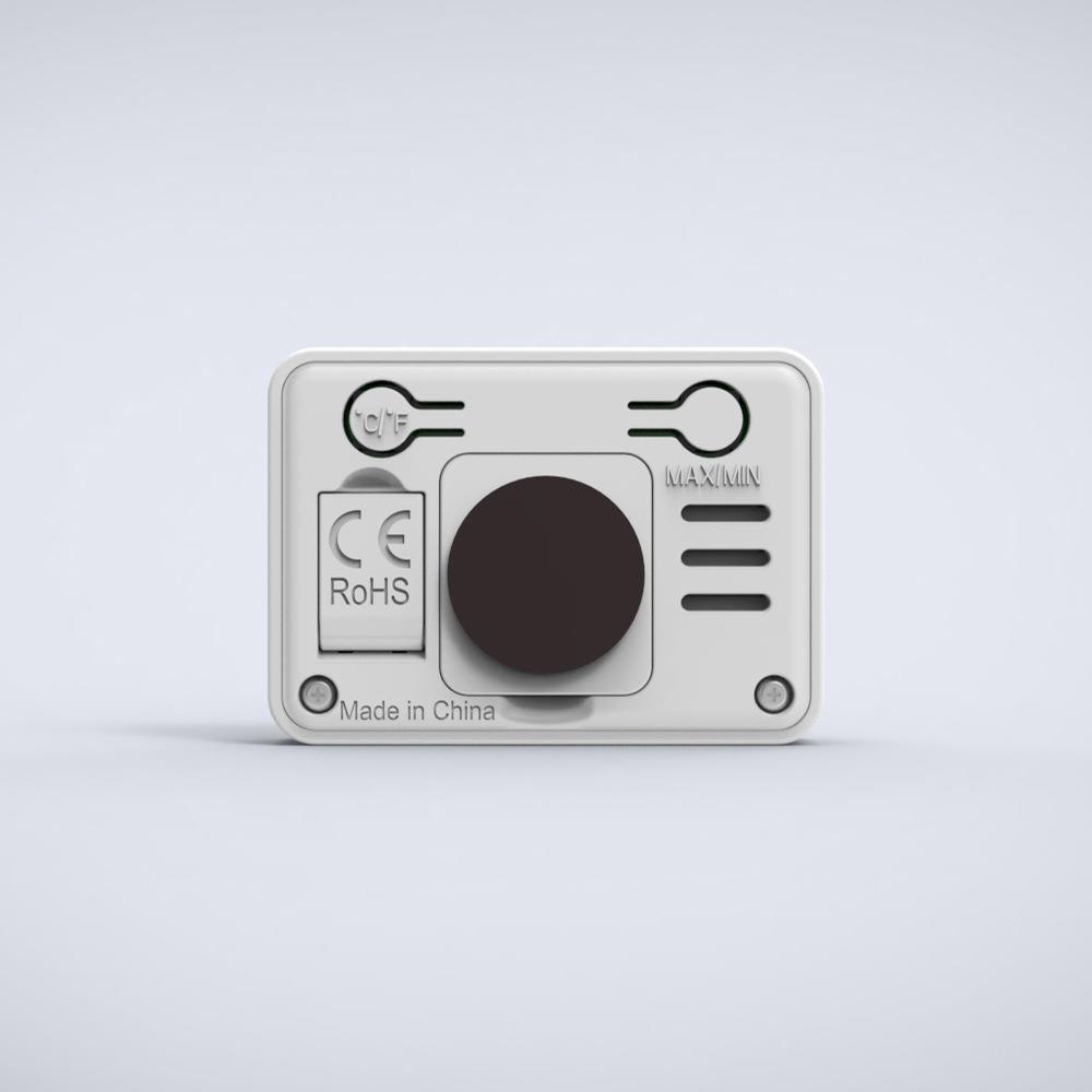 迷你温度计湿度计超薄便携MINI电子爬宠雪茄盒温湿度计磁铁