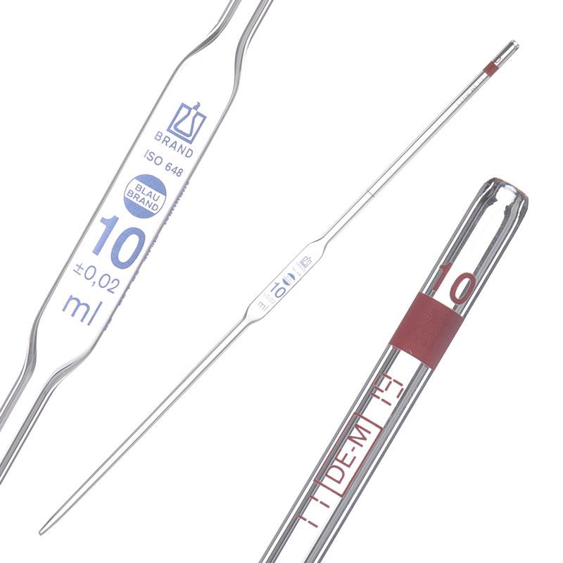 胖肚移液管包检AS级1/2/5/10/25/50ml单标胖度吸量管BRAND普兰德